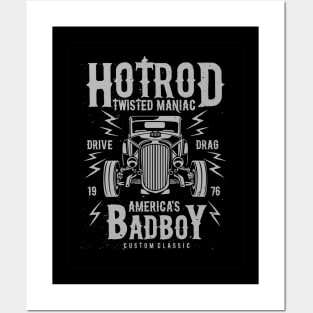 Hotrod Truck American Badboy Posters and Art